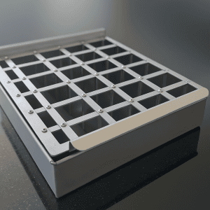 12" x 12" x 3" Tray and Cutter Combo into 30 pieces