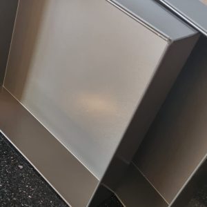 9" square baking tray treated