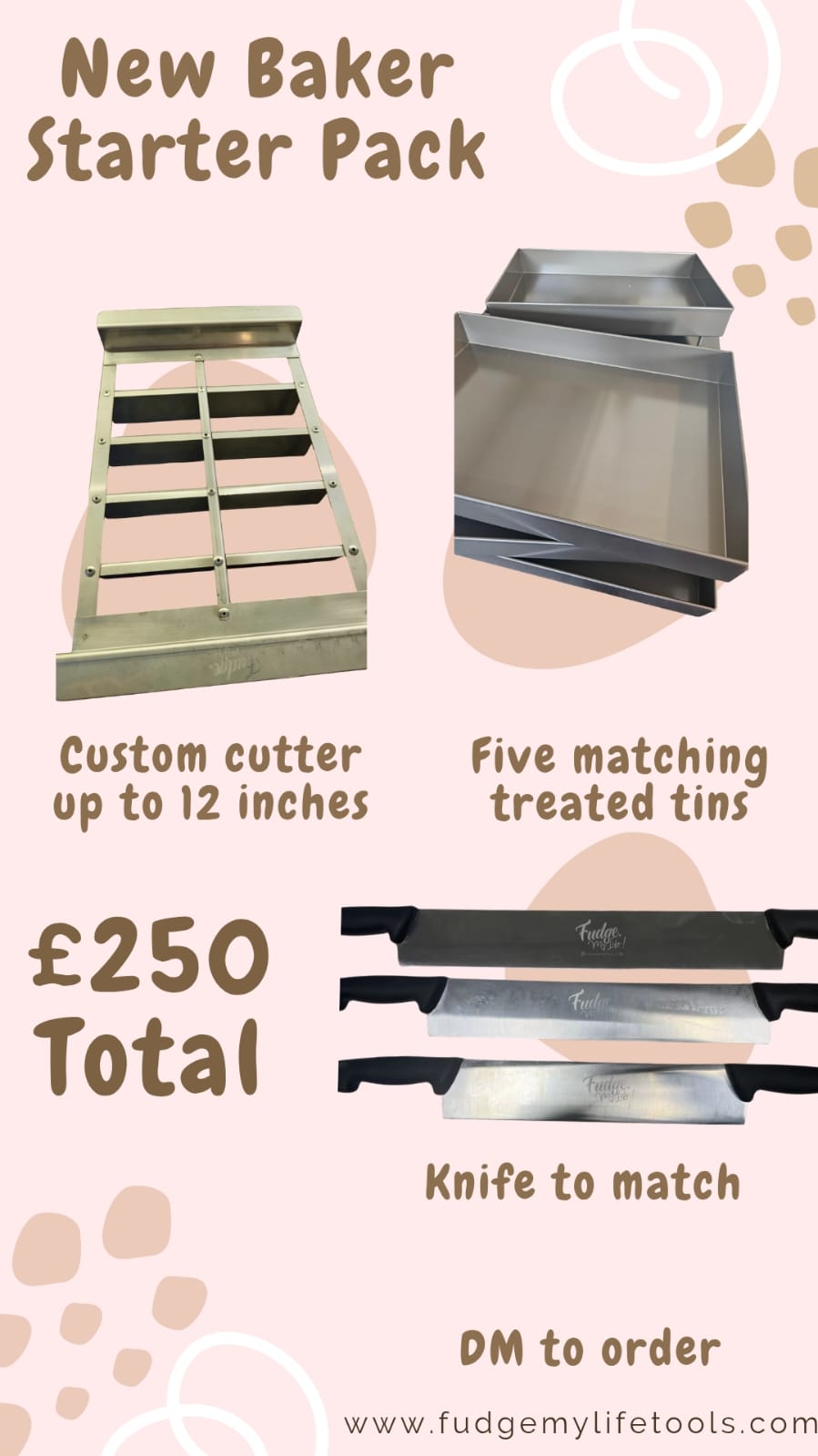 Fudge tools starter pack customisable